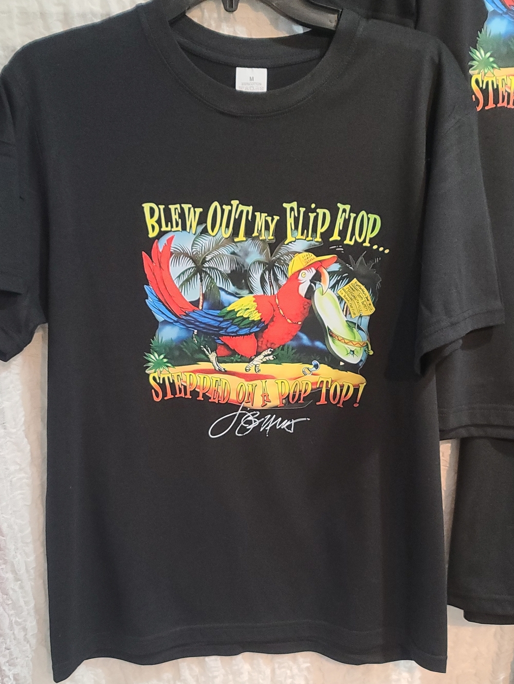 Graphic Parrot Flip Flop Tee - Men’s Casual Shirt NWT Asst Sizes